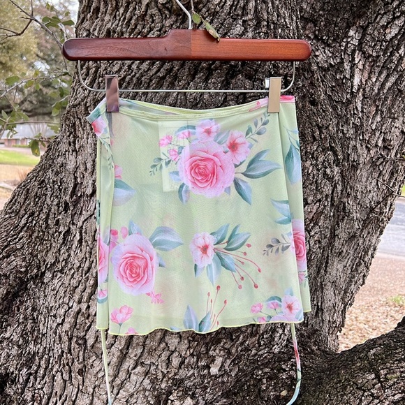 Floral Ballet Wrap Skirt - Picture 3 of 4